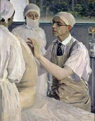 Retrato do Cirurgião Sergei Sergeevich Yudin (1891-1954) 1933